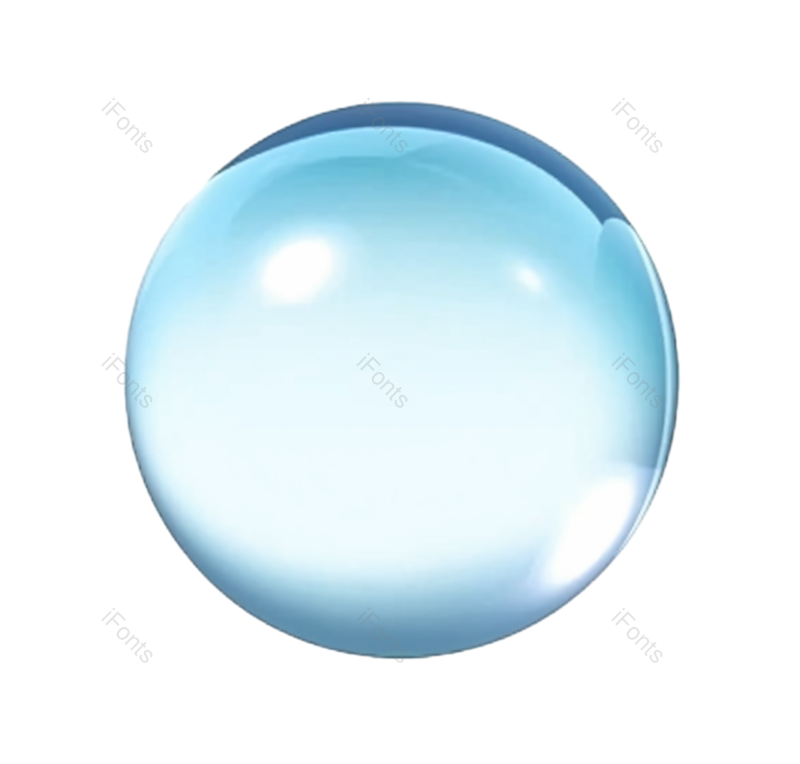 蓝色图片,气泡元素,透明PNG,设计元素免抠素材